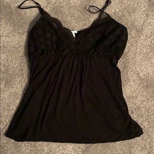 Eberjey Mesh Lace Sleep Top - L